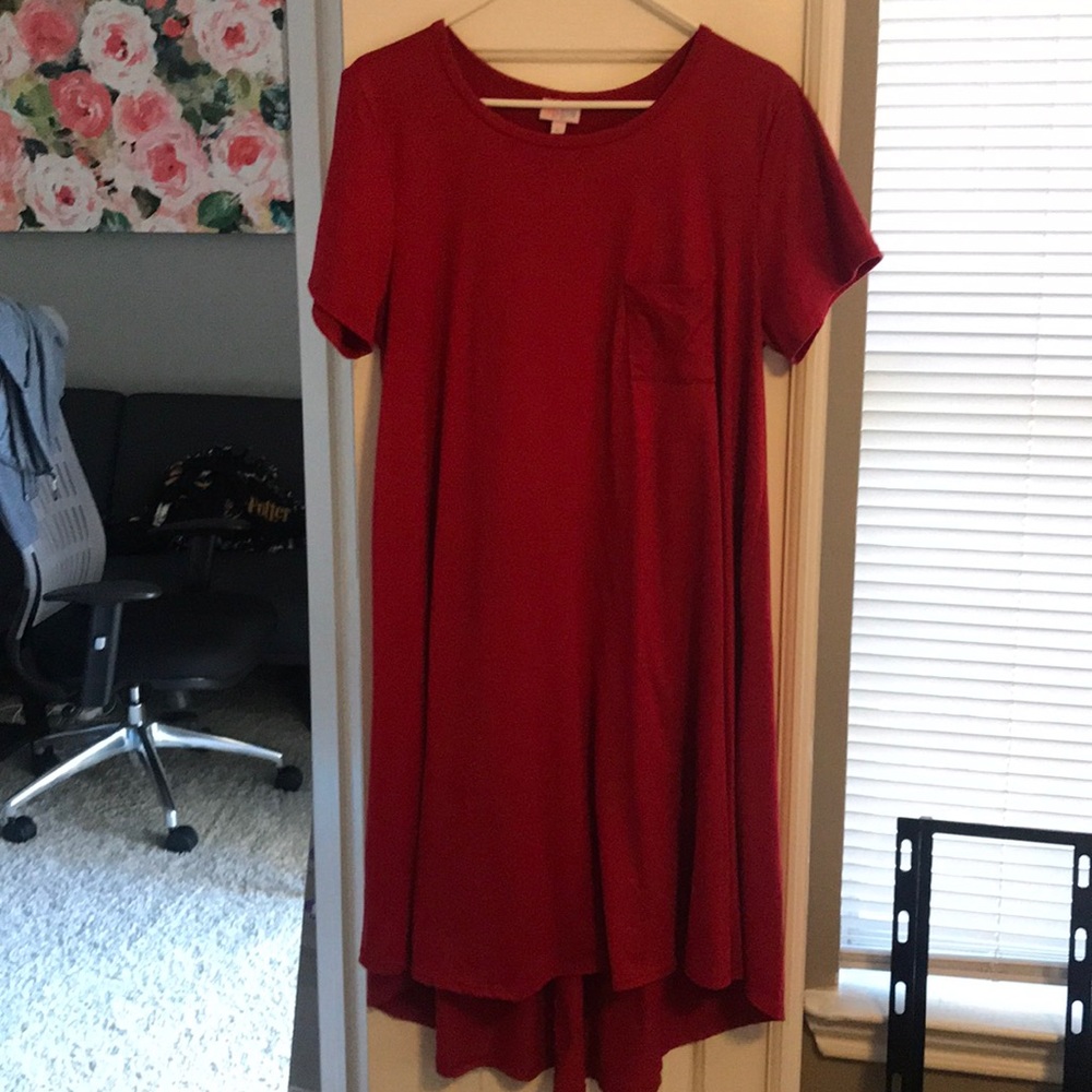 Red dress